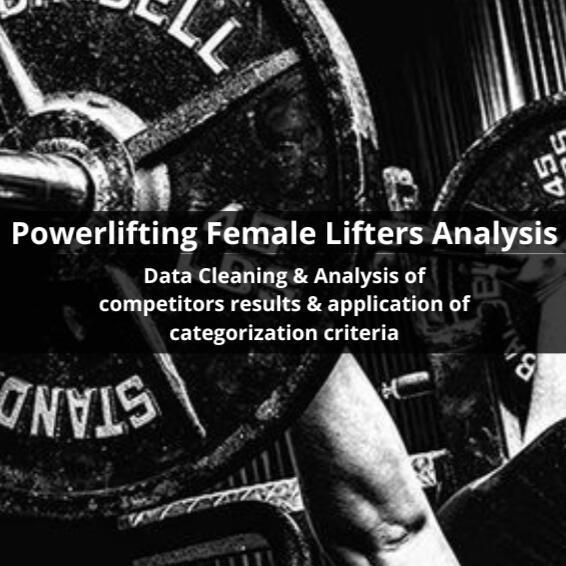 Powerlifting Female Lifters Analysis